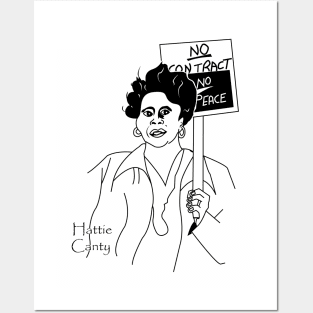 Union and Strike Leader Hattie Canty Posters and Art